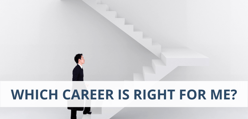 How Do I Know Which Career Is Right for Me? Person walking up the steps